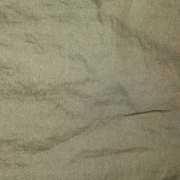 Olive Green Chico's Woman's Lightweight Jacket with Bunched Detail 0/XS - Picture 6 of 6